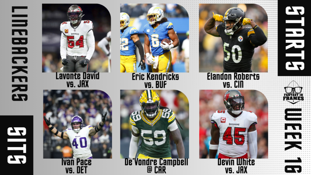 Week 16 IDP Rankings: Who to Start and Who to Sit